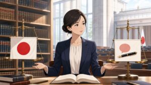 国旗への敬意と表現の自由の均衡を考える成人女性の憲法学者