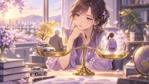 「高齢者が子供を轢いてしまう事故が多くて、これからそんなに長くも無い人と、これから日本を背負っていくべき人のど…」を題材にした架空の成人人物のアニメ風イラスト