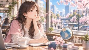 「負の感情をプラスに変える事は容易では無いし、まして大切な人の命を奪われた相手を悼む気持ちまで持ち合わせる事は…」を題材にした架空の成人人物のアニメ風イラスト