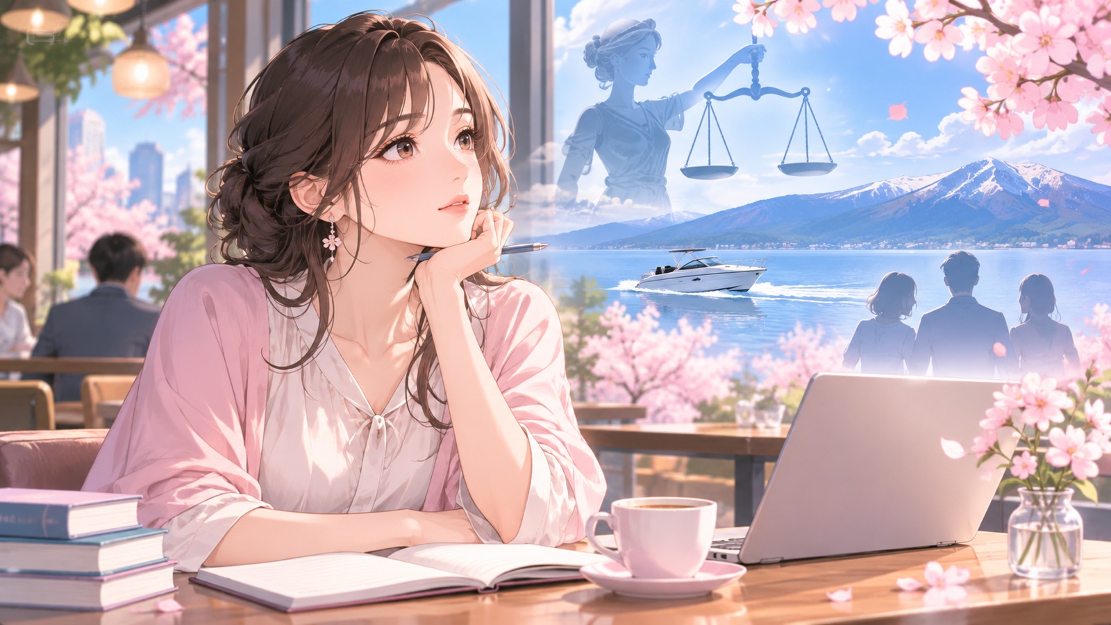 「亡くなった子は運がなかったと言う事か」を題材にした架空の成人人物のアニメ風イラスト